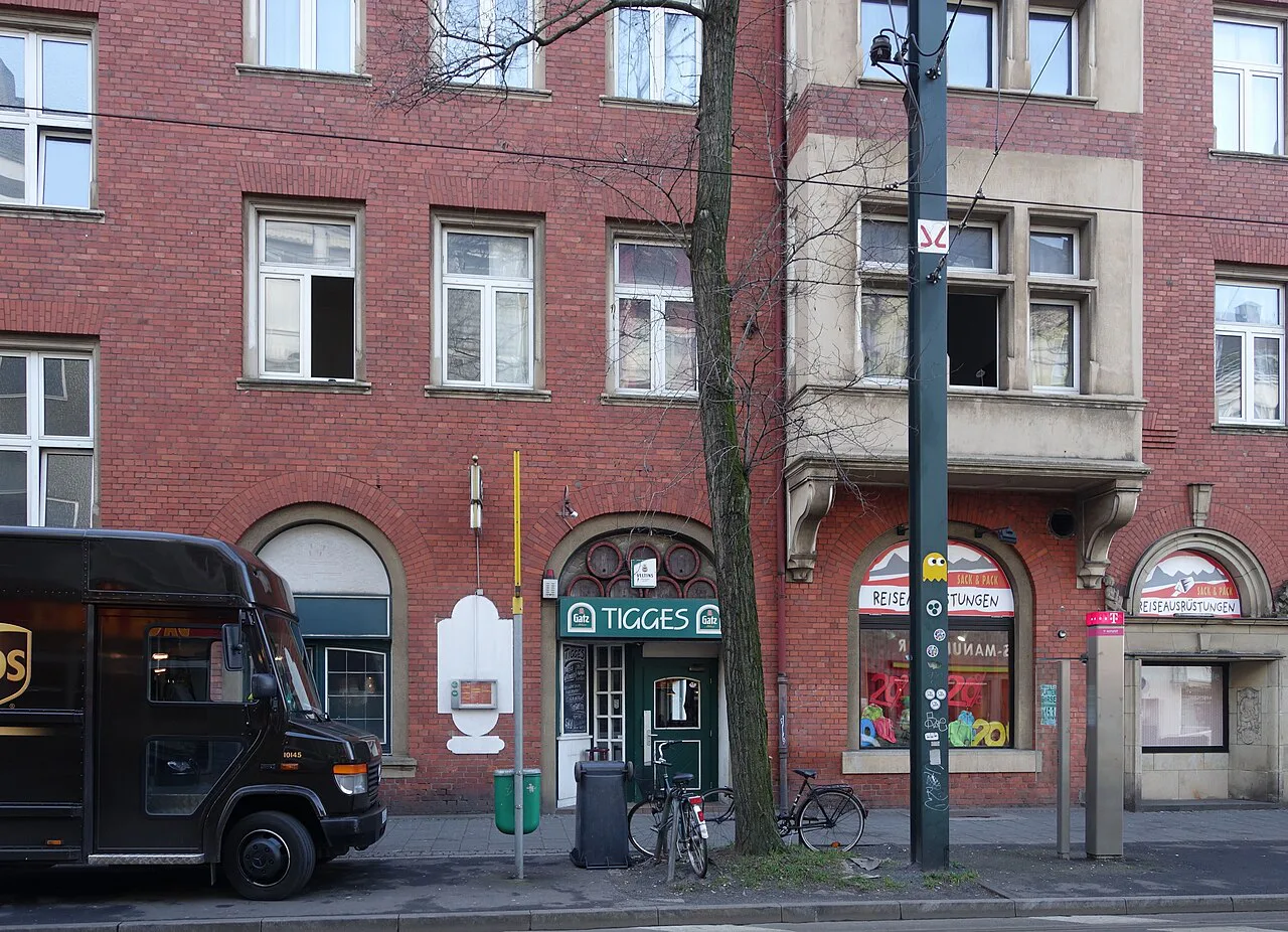 The Tigges pub on Brunnenstrasse, Düsseldorf.
