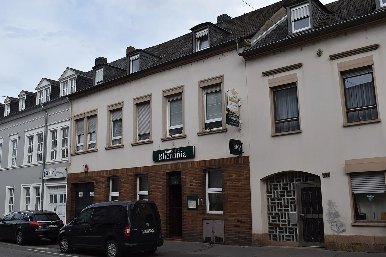 Gaststätte Rhenania on Saarstraße, Trier.