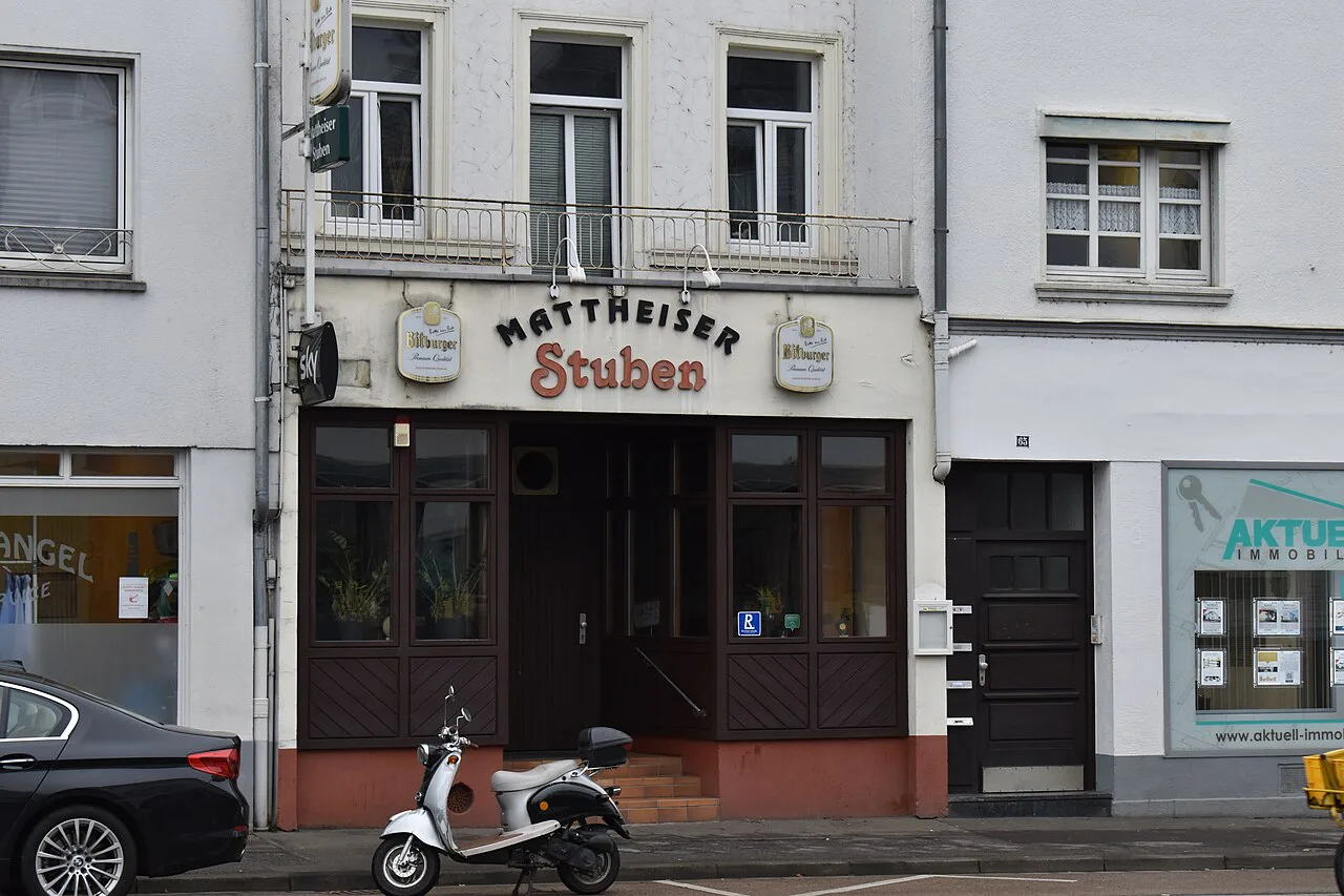 Mattheiser Stuben tavern on Matthiasstraße, Trier.