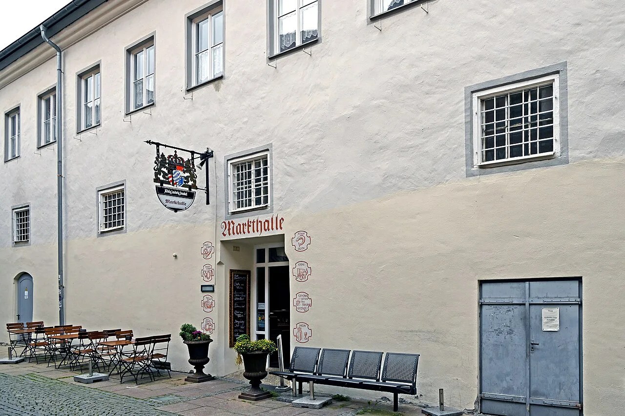 The former granary and market hall on Schrannengasse, Füssen.