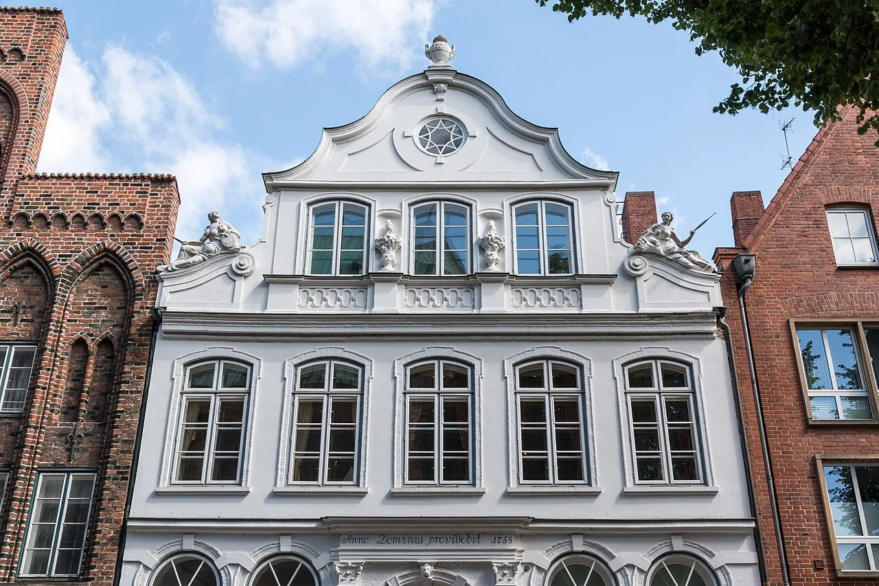 The Buddenbrook House on Mengstraße, Lübeck.