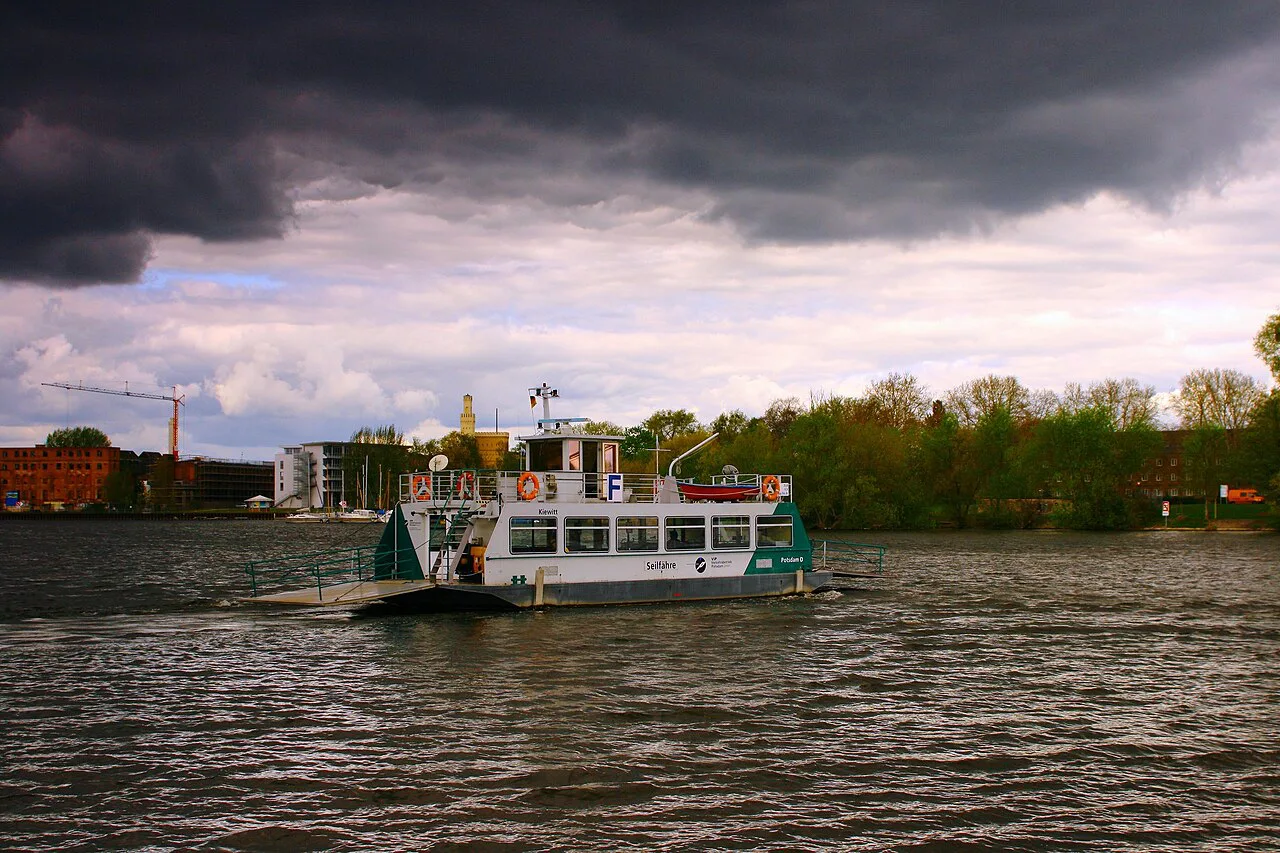 The Havel ferry to Hermannswerder, Potsdam.