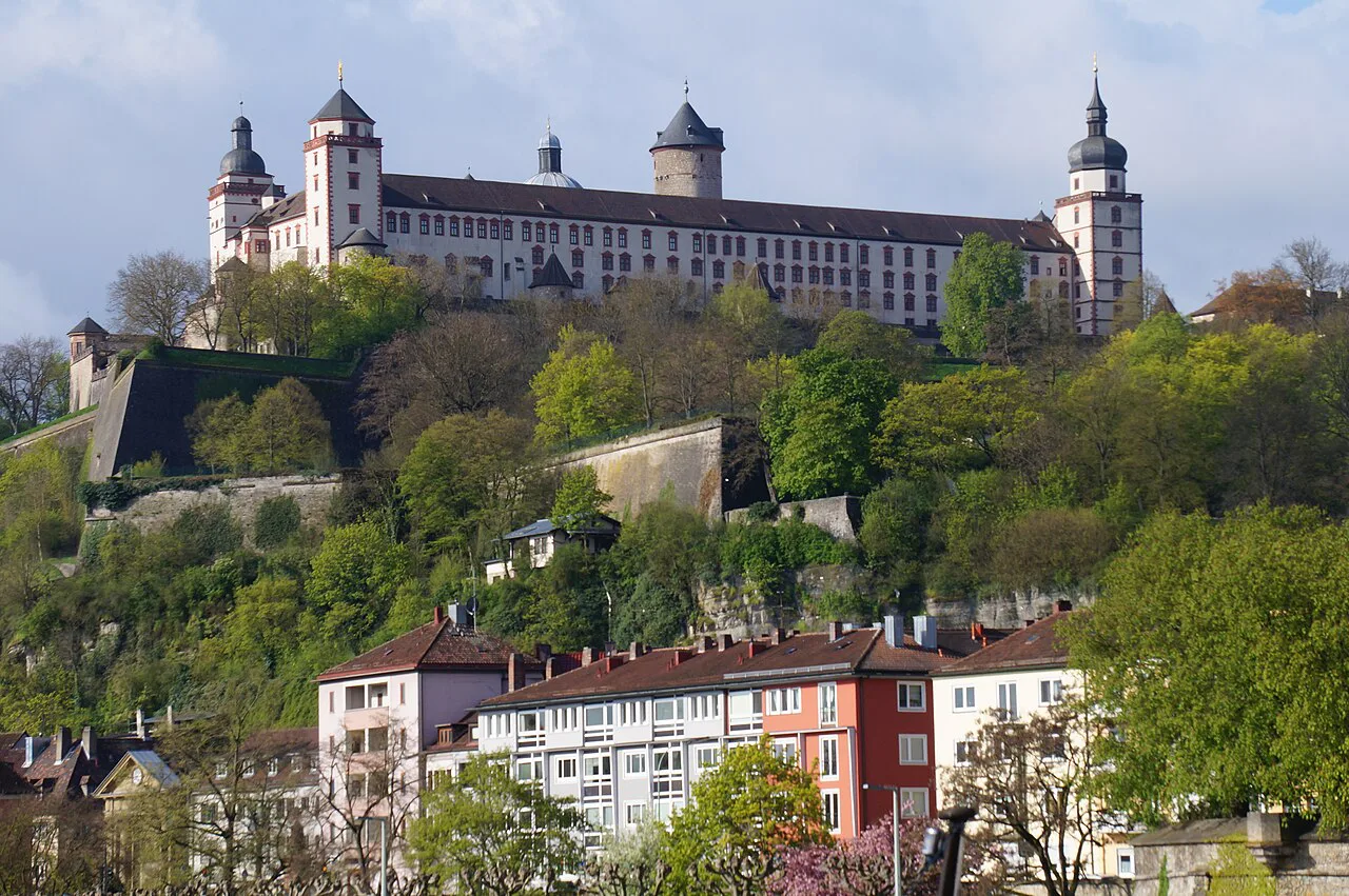 Marienberg Fortress above the Main River, Würzburg.