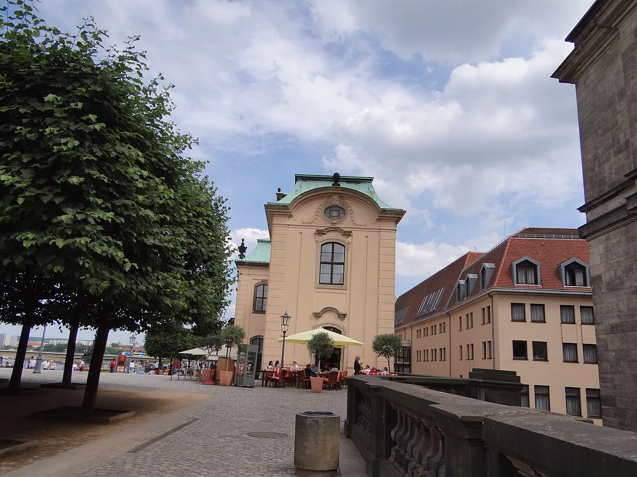 The Sekundogenitur on Brühl's Terrace in Dresden's old town.