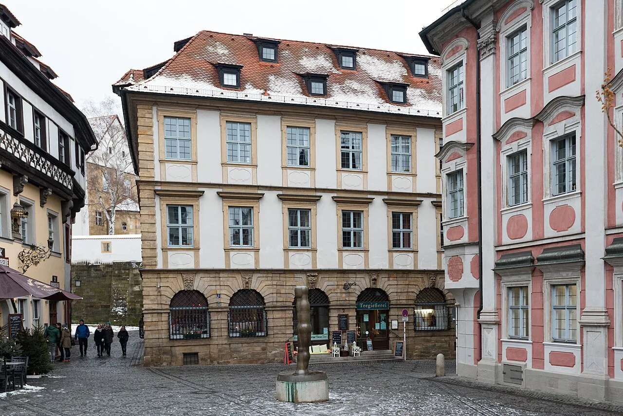 Historic houses on Pfahlplätzchen, Bamberg.