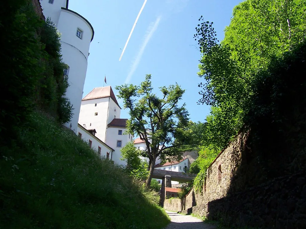 A path below the Veste Oberhaus fortress, Passau.
