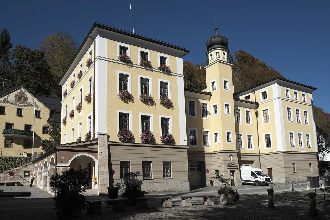 The town hall of Berchtesgaden.