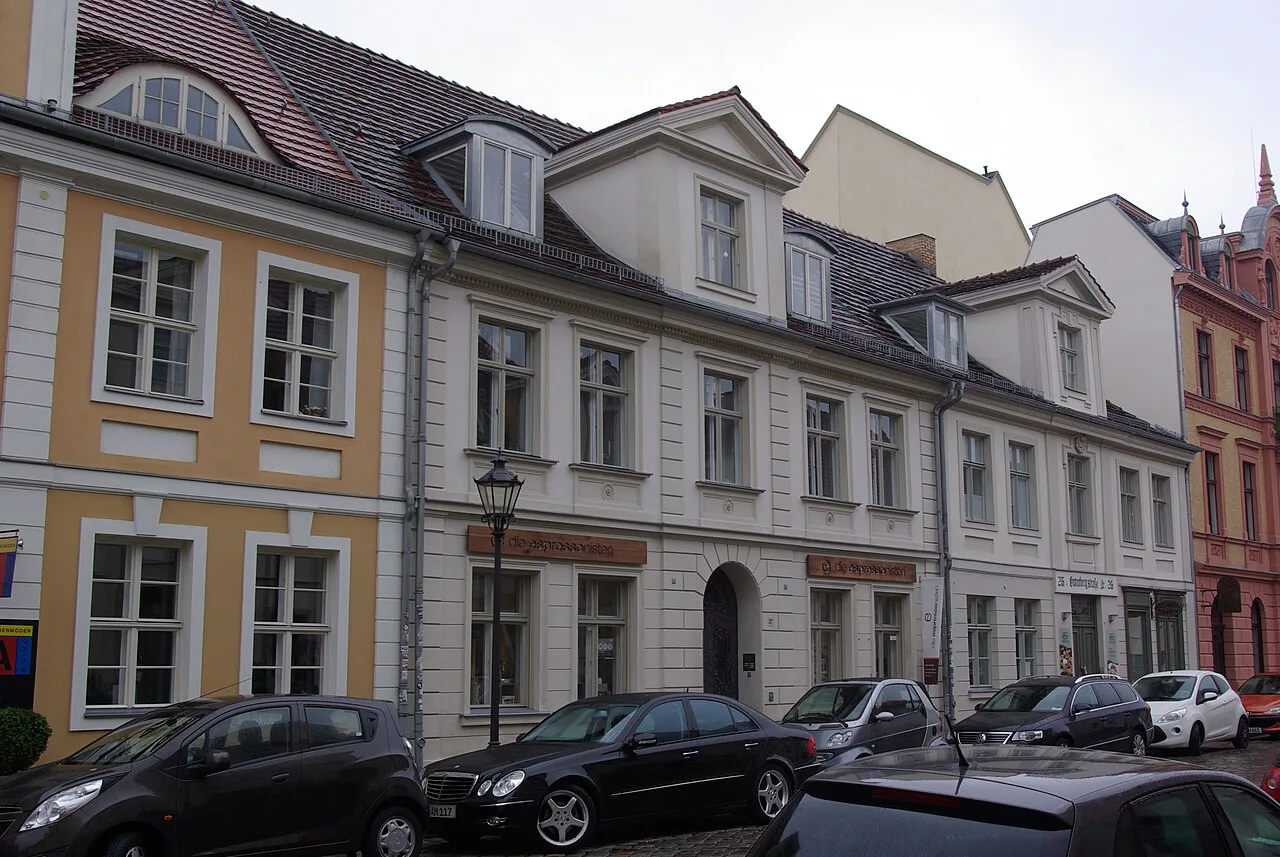 Baroque townhouses on Gutenbergstraße, Potsdam.