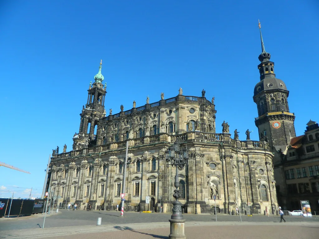 Dresden Cathedral (Hofkirche) in the old town, Dresden.