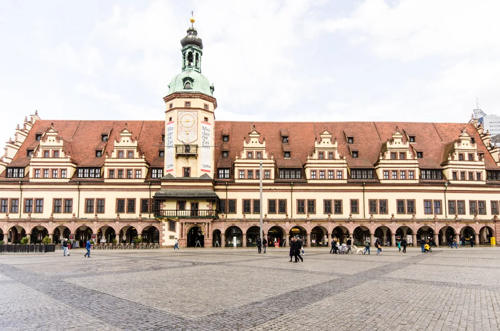 The Old Town Hall on the Marktplatz, Leipzig.