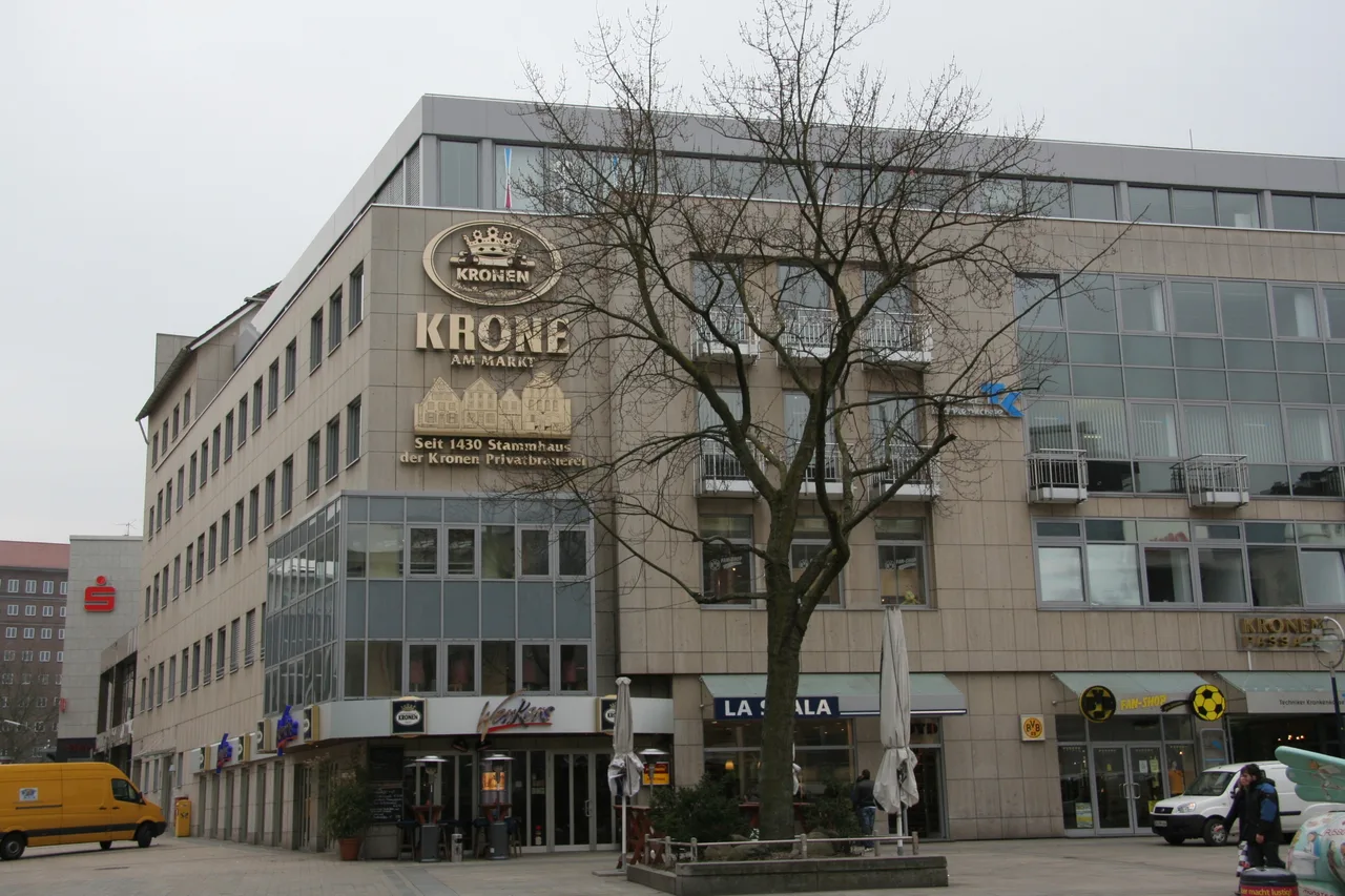 The Kronen building on Alter Markt, Dortmund.