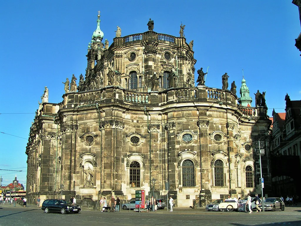 The Catholic Court Church (Hofkirche), Dresden.