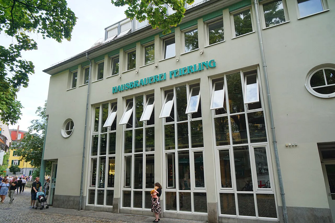 The Hausbrauerei Feierling building on Gerberau, Freiburg.