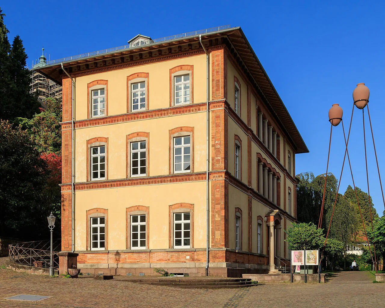 The Old Bathhouse on the market square, Baden-Baden.