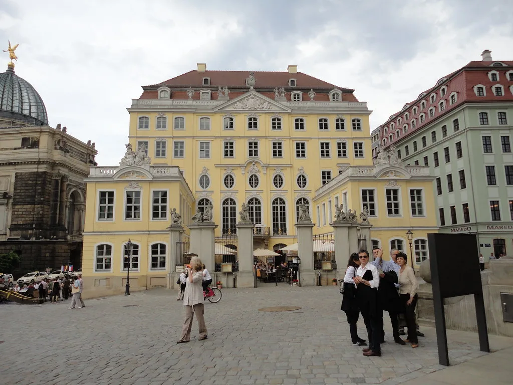 The Coselpalais, home of the Grand Café, in Dresden's old town.