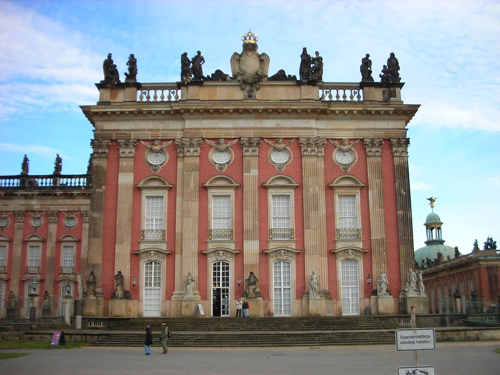 The New Palace in Sanssouci Park, Potsdam.