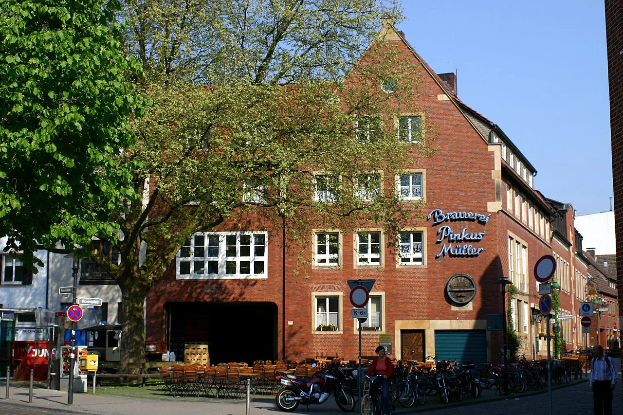 The Pinkus Müller brewery and tavern building, Münster.
