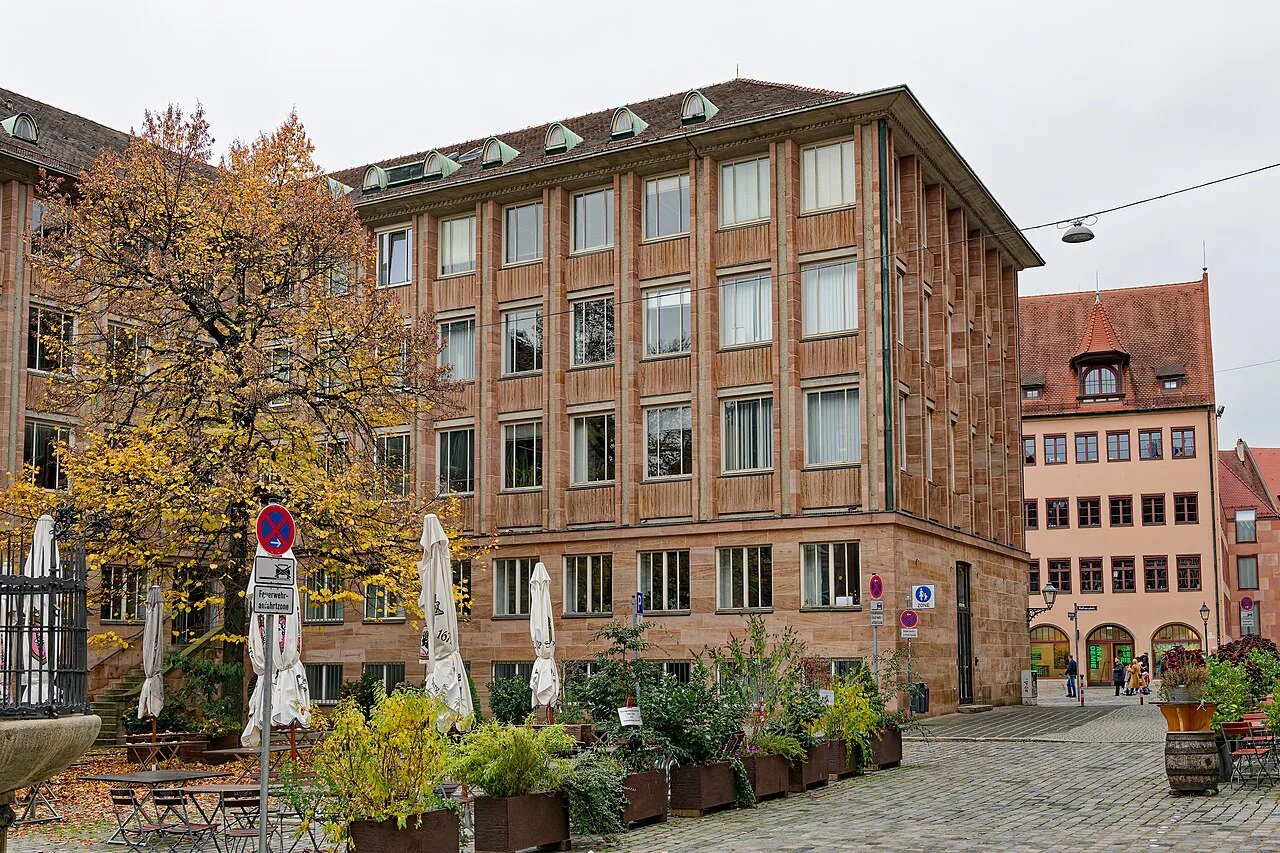 The New Town Hall on the Hauptmarkt, Nuremberg.