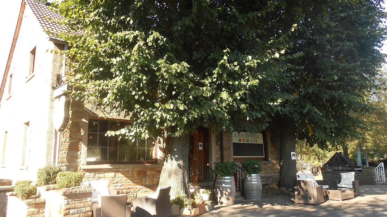 Entrance of the Casa Iberica restaurant, Dortmund.