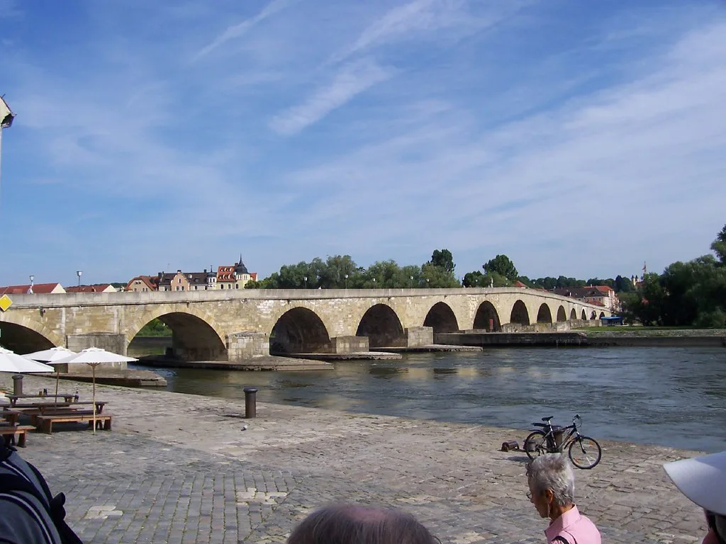 The Stone Bridge over the Danube, Regensburg.