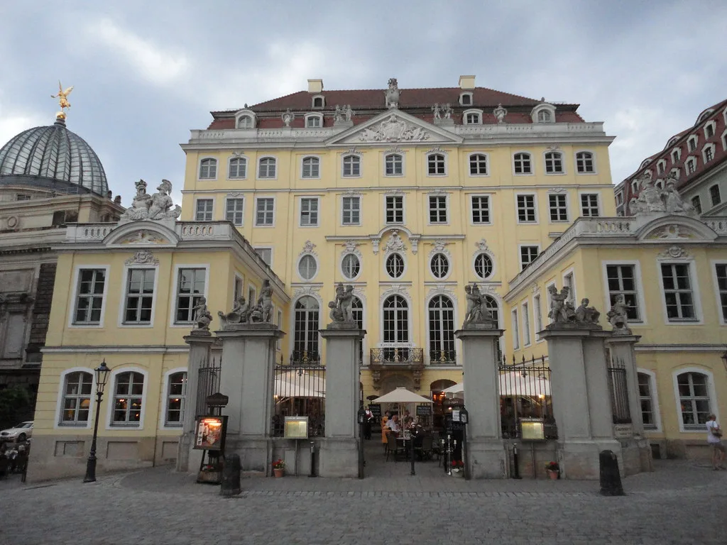 The Coselpalais, home of the Grand Café, in Dresden's old town.
