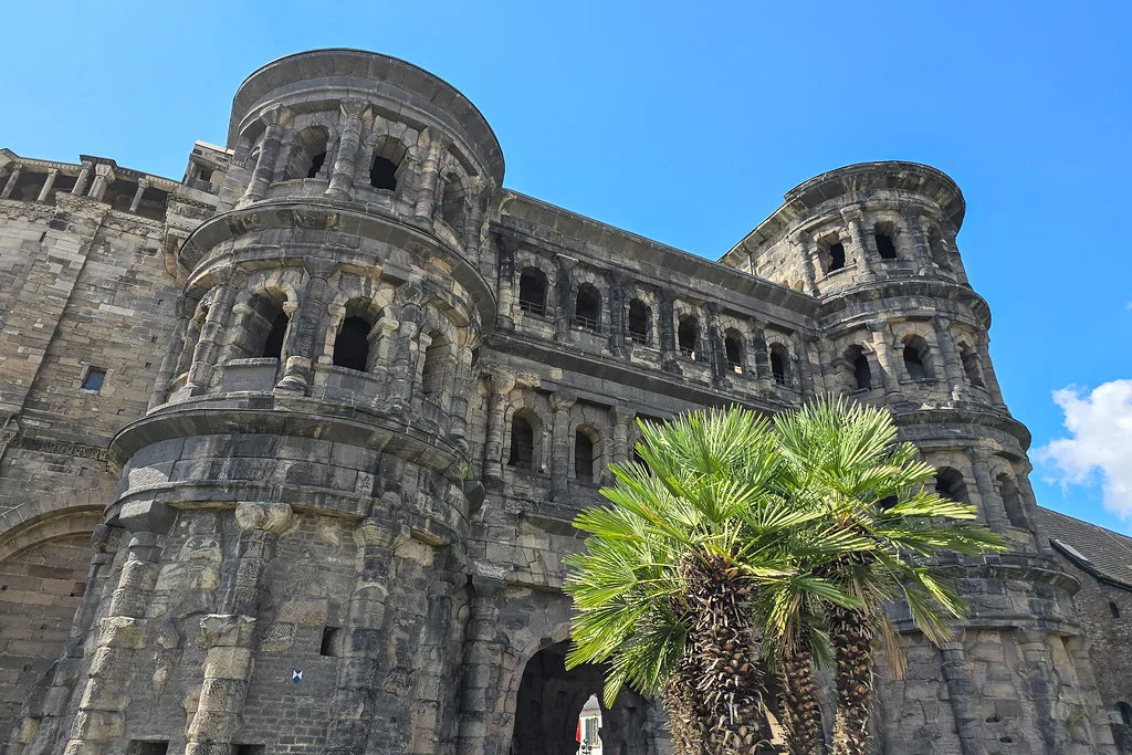 The Porta Nigra, the Roman city gate of Trier.