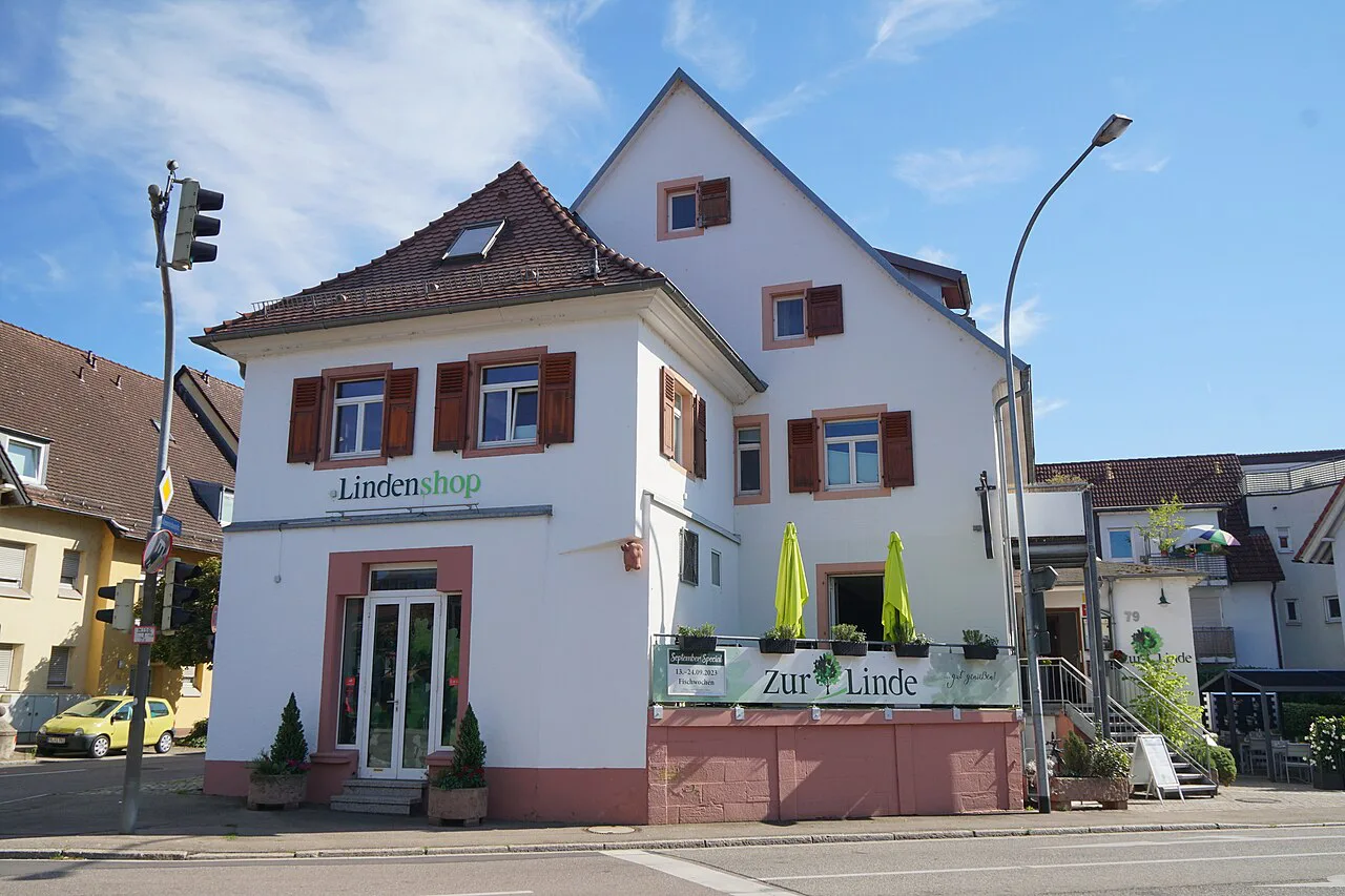 Gasthaus zur Linde on Basler Landstrasse, Freiburg-St. Georgen.