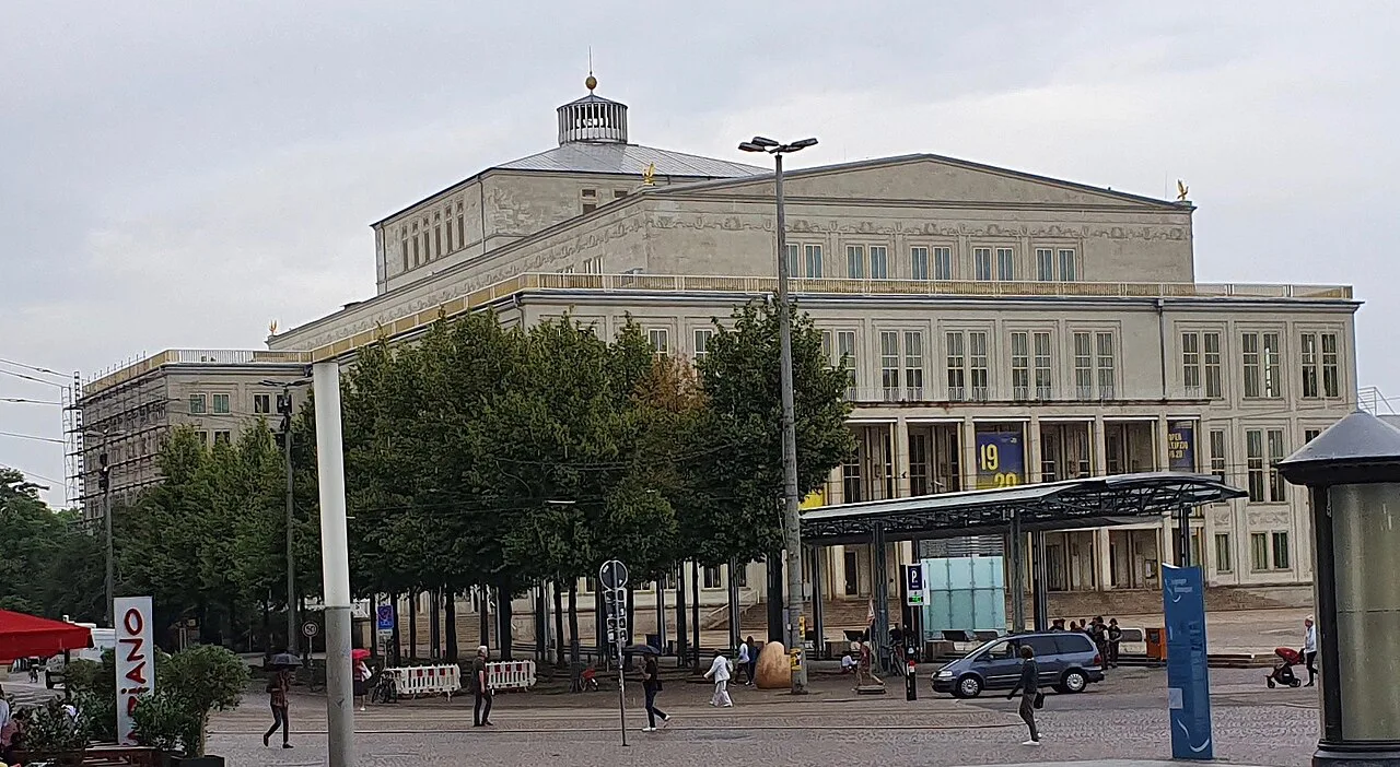Leipzig Opera House on Augustusplatz, Leipzig.