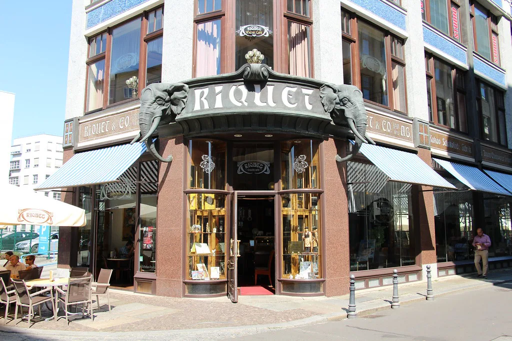 The Art Nouveau Riquethaus coffee house, Leipzig.