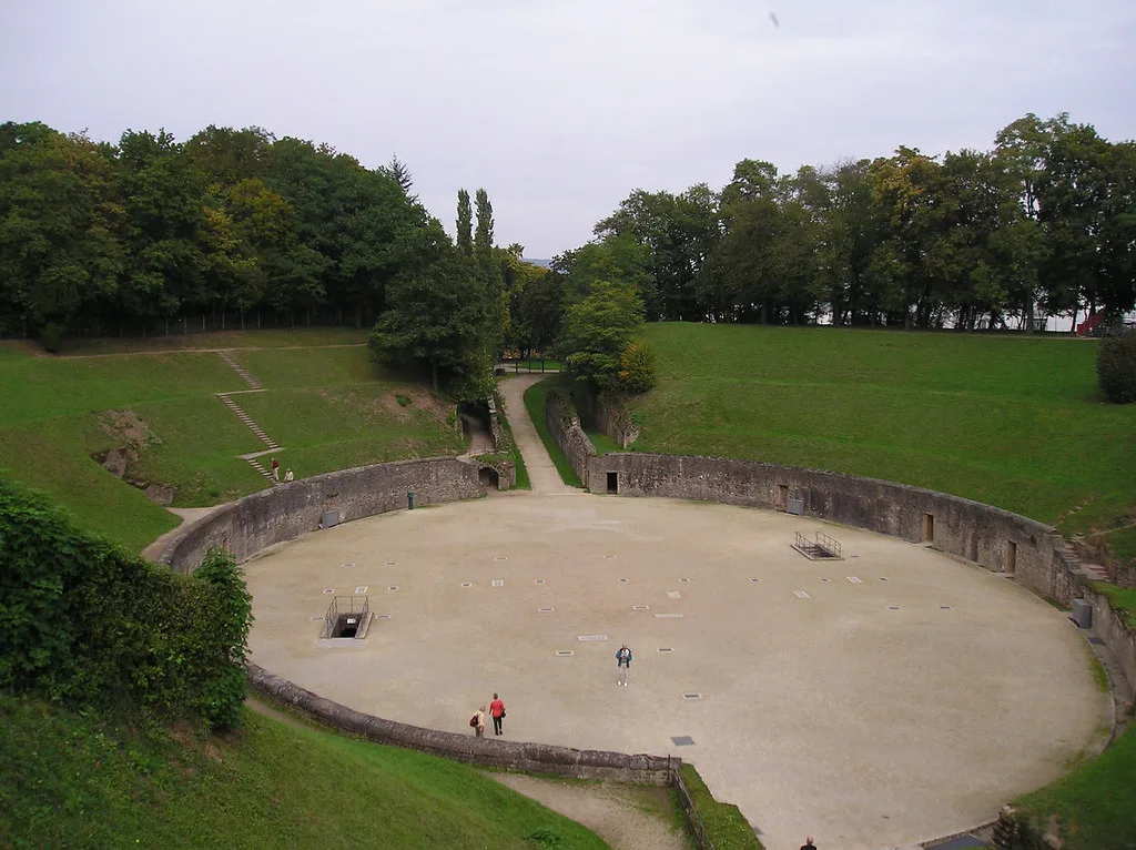 The Roman amphitheater, Trier.